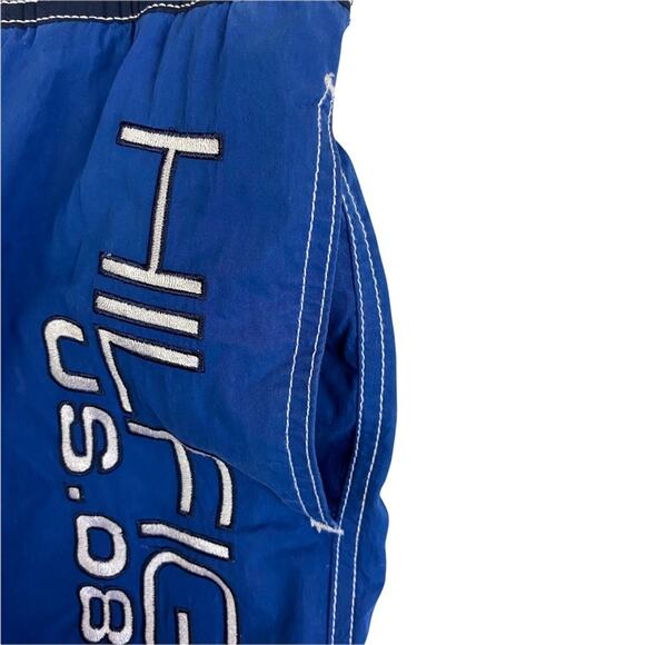 Tommy Hilfiger Blue Spell Out Swim Trunks Size Large - Picture 3 of 5